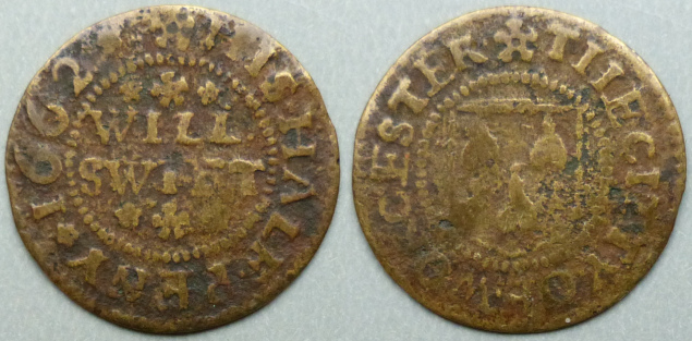 Worcester, Will Swift 1662 halfpenny